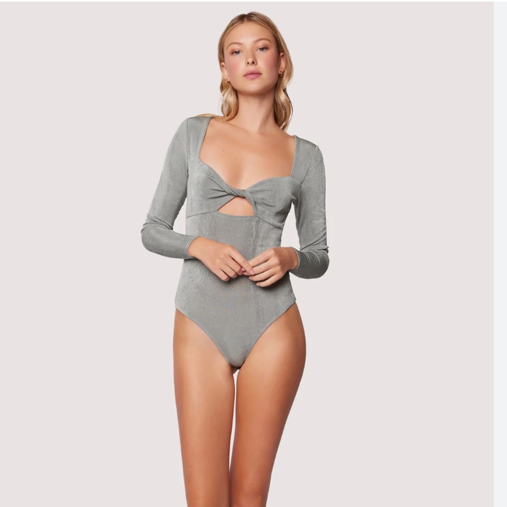 Lost + Wander Wild Sage Bodysuit Size S